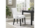 EEI-2228-WHI Marquis Vegan Leather Dining Chair By Modway