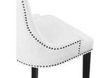 EEI-2229-WHI Marquis Fabric Dining Chair By Modway