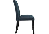 EEI-2231-AZU Duchess Button Tufted Fabric Dining Chair By Modway
