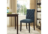 EEI-2231-AZU Duchess Button Tufted Fabric Dining Chair By Modway