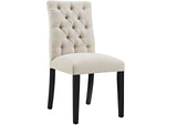 EEI-2231-BEI Duchess Button Tufted Fabric Dining Chair By Modway
