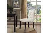 EEI-2231-BEI Duchess Button Tufted Fabric Dining Chair By Modway
