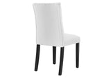 EEI-2231-WHI Duchess Button Tufted Fabric Dining Chair By Modway