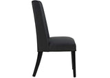 EEI-2232-BLK Baron Vegan Leather Dining Chair By Modway