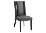 EEI-2232-GRY Baron Vegan Leather Dining Chair By Modway