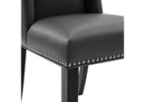 EEI-2232-GRY Baron Vegan Leather Dining Chair By Modway