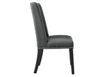 EEI-2232-GRY Baron Vegan Leather Dining Chair By Modway
