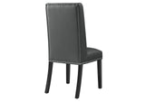 EEI-2232-GRY Baron Vegan Leather Dining Chair By Modway