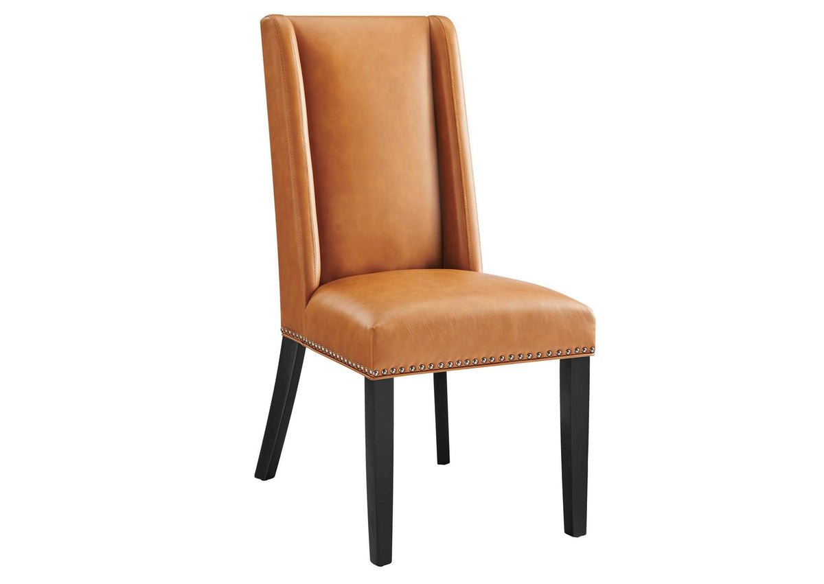 EEI-2232-TAN Baron Vegan Leather Dining Chair By Modway