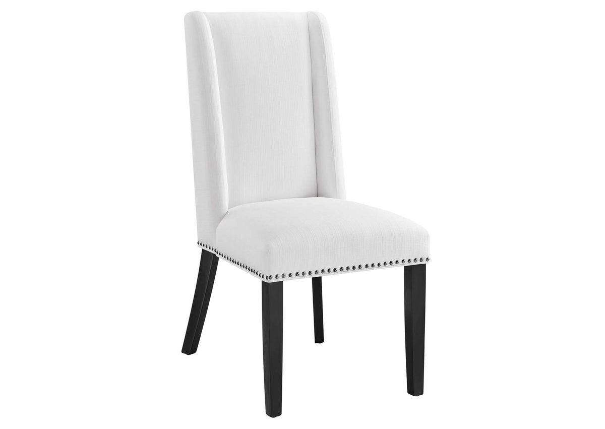 EEI-2233-WHI Baron Fabric Dining Chair By Modway