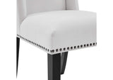 EEI-2233-WHI Baron Fabric Dining Chair By Modway