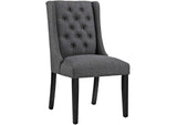 EEI-2235-GRY Baronet Button Tufted Fabric Dining Chair By Modway