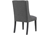 EEI-2235-GRY Baronet Button Tufted Fabric Dining Chair By Modway