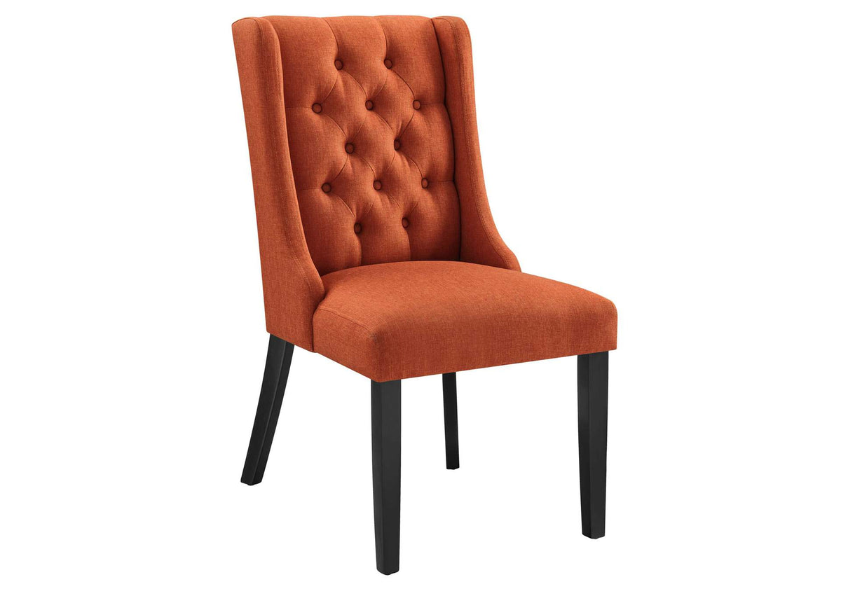 EEI-2235-ORA Baronet Button Tufted Fabric Dining Chair By Modway