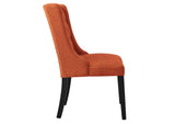 EEI-2235-ORA Baronet Button Tufted Fabric Dining Chair By Modway