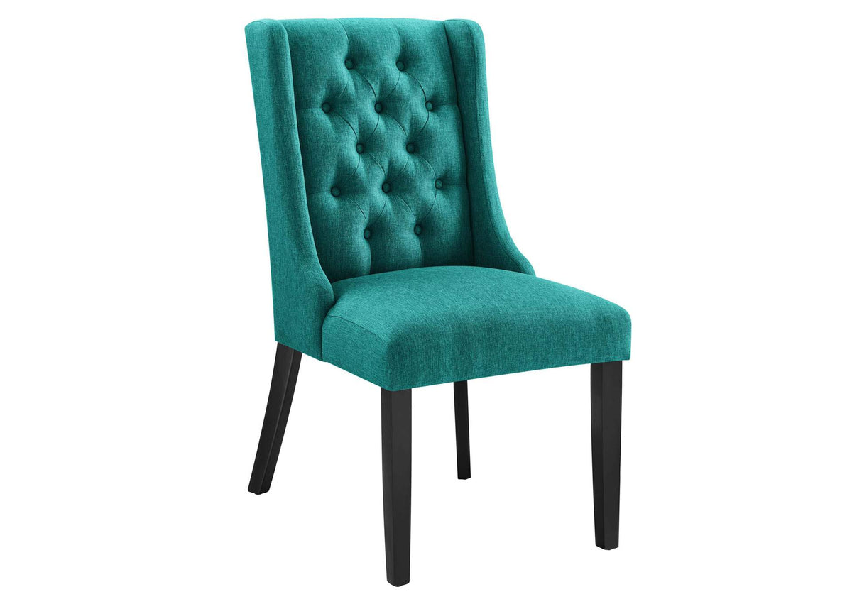 EEI-2235-TEA Baronet Button Tufted Fabric Dining Chair By Modway
