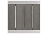EEI-2248-SLV-GRY Shore Outdoor Patio Aluminum Side Table By Modway