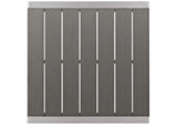 EEI-2256-SLV-GRY Shore Outdoor Patio Aluminum Bar Table By Modway
