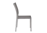 EEI-2259-SLV-GRY Shore Outdoor Patio Aluminum Side Chair By Modway