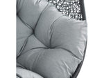 EEI-2273-GRY-GRY Hide Outdoor Patio Swing Chair With Stand By Modway