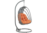 EEI-2656-ORA-SET Whisk Outdoor Patio Swing Chair Without Stand By Modway