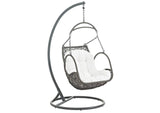 EEI-2279-WHI-SET Arbor Outdoor Patio Wood Swing Chair By Modway
