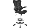 EEI-2286-BLK Charge Drafting Chair By Modway