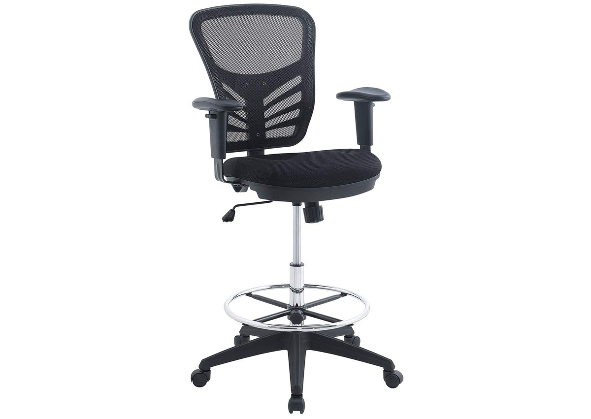 EEI-2289-BLK Articulate Drafting Chair By Modway