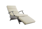 EEI-2301-LGR-BEI Envisage Chaise Outdoor Patio Wicker Rattan Lounge Chair By Modway