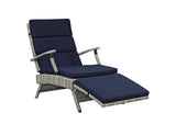 EEI-2301-LGR-NAV Envisage Chaise Outdoor Patio Wicker Rattan Lounge Chair By Modway
