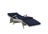 EEI-2301-LGR-NAV Envisage Chaise Outdoor Patio Wicker Rattan Lounge Chair By Modway