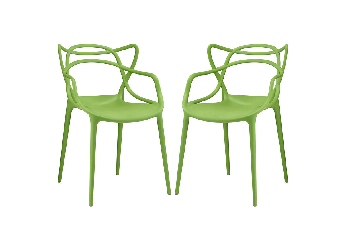 EEI-2347-GRN-SET Entangled Dining Set Set Of 2 By Modway