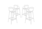 EEI-2402-WHI-SET Entangled Bar Stool Set Of 4 By Modway
