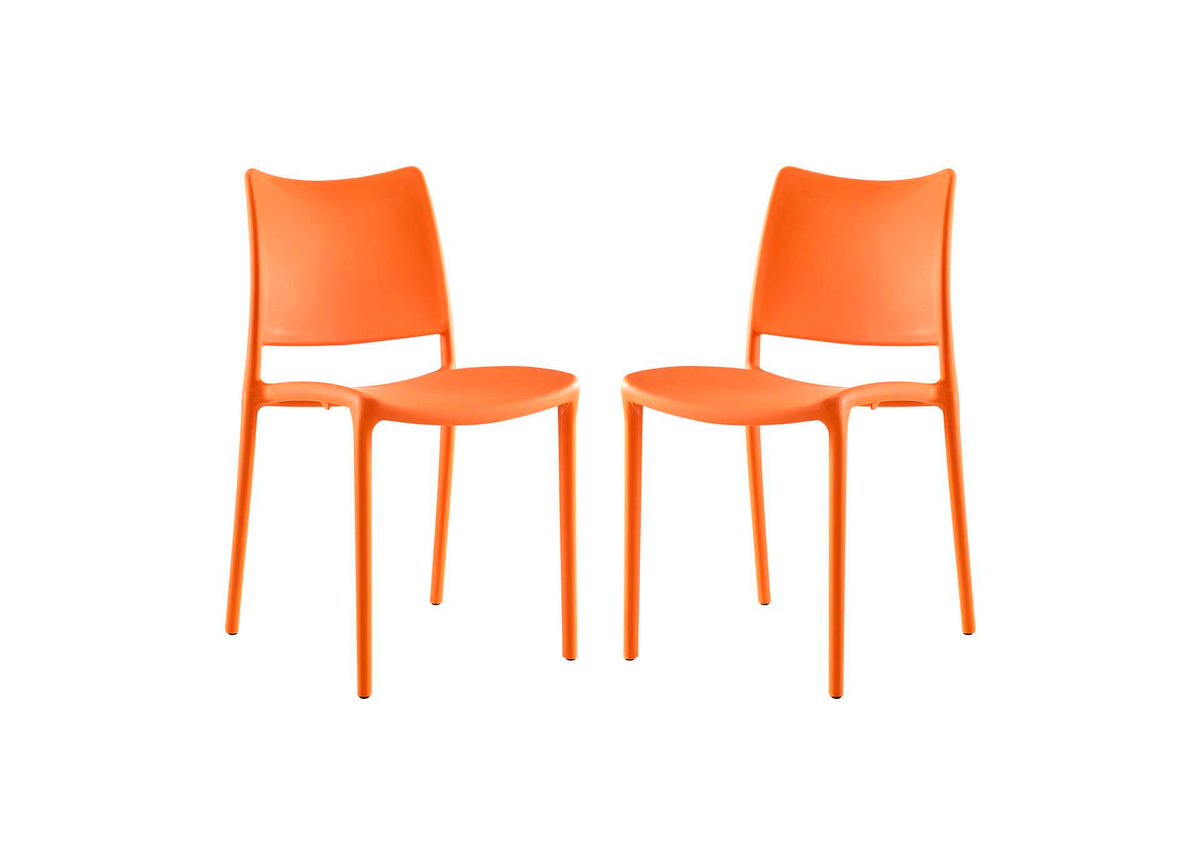 EEI-2424-ORA-SET Hipster Dining Side Chair Set Of 2 By Modway