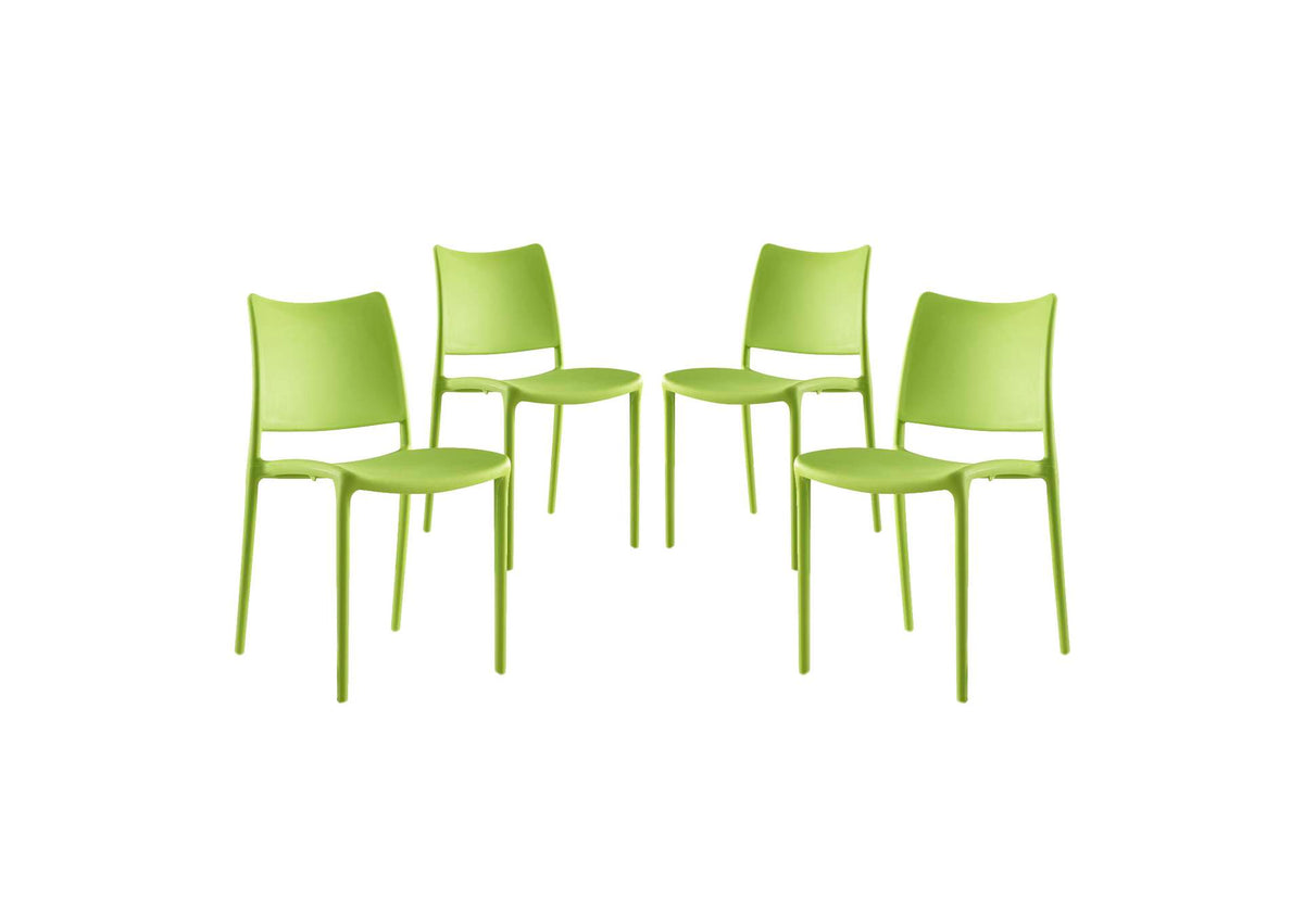 EEI-2425-GRN-SET Hipster Dining Side Chair Set Of 4 By Modway