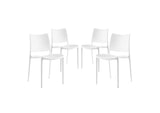 EEI-2425-WHI-SET Hipster Dining Side Chair Set Of 4 By Modway