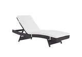 EEI-2429-EXP-WHI-SET Convene Outdoor Patio Chaise Set Of 4 By Modway