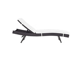 EEI-2429-EXP-WHI-SET Convene Outdoor Patio Chaise Set Of 4 By Modway