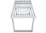 EEI-246-SLV Sauna 5' Stainless Steel Bench By Modway
