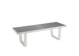 EEI-247-SLV Sauna 4' Stainless Steel Bench By Modway