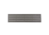 EEI-2480-SLV-GRY-SET Shore 3 Piece Outdoor Patio Aluminum Dining Set By Modway