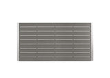 EEI-2482-SLV-BLK-SET Shore 5 Piece Outdoor Patio Aluminum Dining Set By Modway