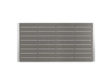 EEI-2483-SLV-BLK-SET Shore 5 Piece Outdoor Patio Aluminum Dining Set By Modway