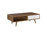 EEI-2528-WAL-WHI Transmit Coffee Table By Modway