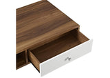 EEI-2528-WAL-WHI Transmit Coffee Table By Modway