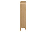 EEI-2529-OAK Transmit 7 Shelf Wood Grain Bookcase By Modway