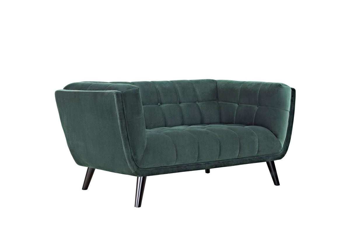 EEI-2535-GRN Bestow Performance Velvet Loveseat By Modway