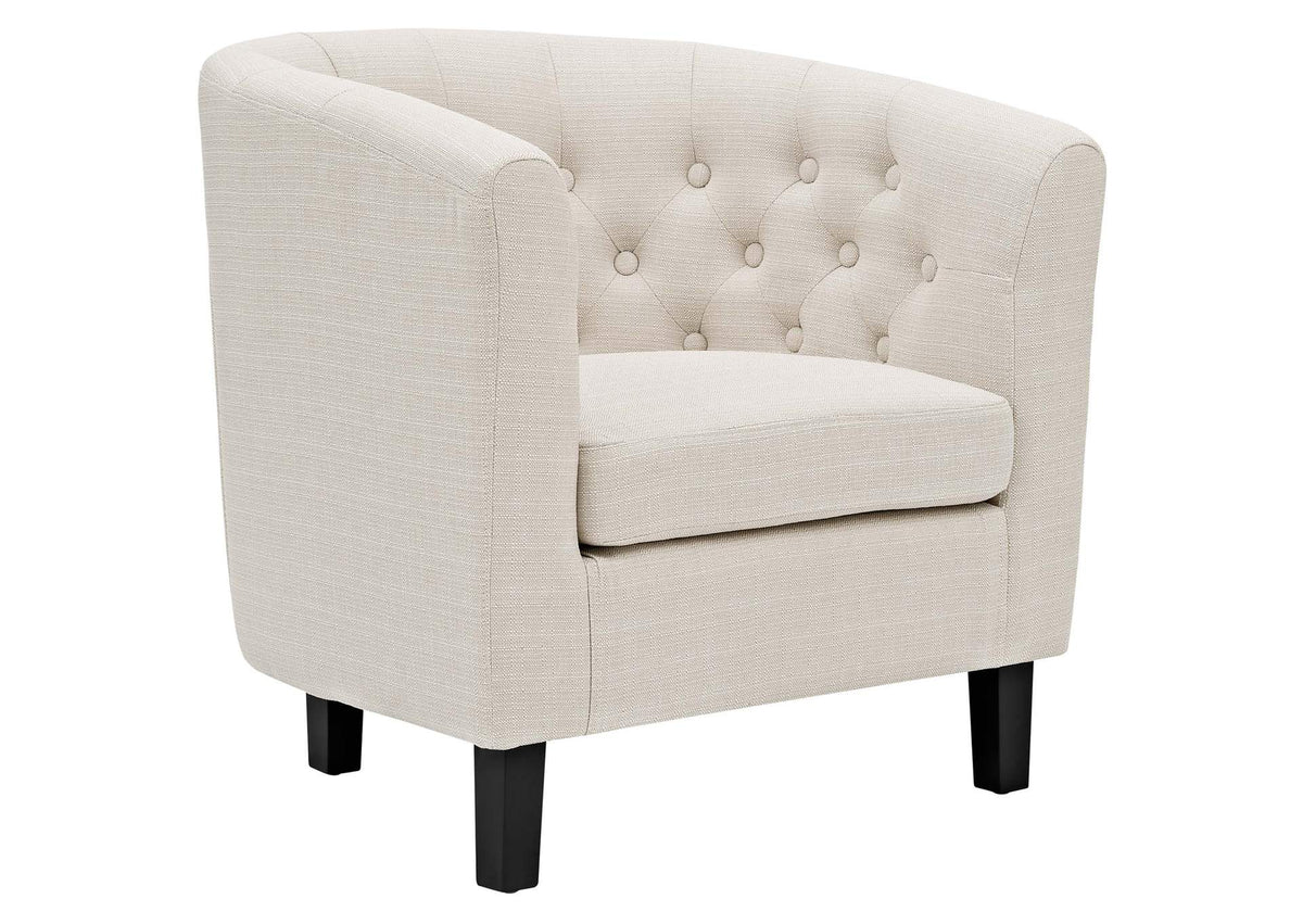 EEI-2551-BEI Prospect Upholstered Fabric Armchair By Modway