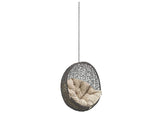 EEI-2654-GRY-BEI Hide Outdoor Patio Swing Chair Without Stand By Modway
