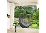 EEI-2654-GRY-GRY Hide Outdoor Patio Swing Chair Without Stand By Modway